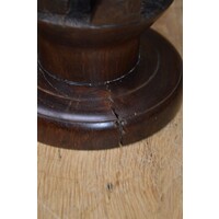 thumb-Handgesneden tropisch hardhouten schemerlamp met Afrikaanse mensfiguren-3