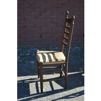 thumb-Knopstoelen donker eiken set van 4-9