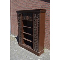 thumb-Massief teakhouten Oosterse boekenkast annex servieskast-1