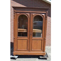 thumb-Antieke schappenkast met opknapwerk-1