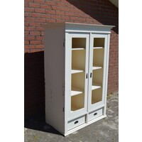 thumb-Oud grenen kledingkast wit geschilderd-3