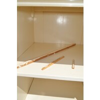 thumb-Oud grenen kledingkast wit geschilderd-7