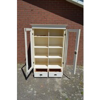 thumb-Oud grenen kledingkast wit geschilderd-8