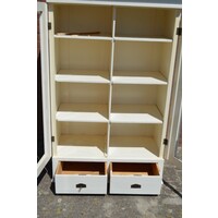 thumb-Oud grenen kledingkast wit geschilderd-9