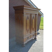 thumb-Robuuste kast grenen / eiken 3 delig-2