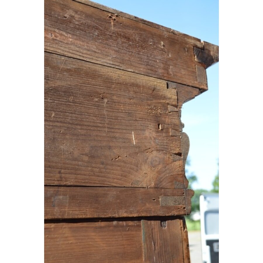 Robuuste kast grenen / eiken 3 delig-8