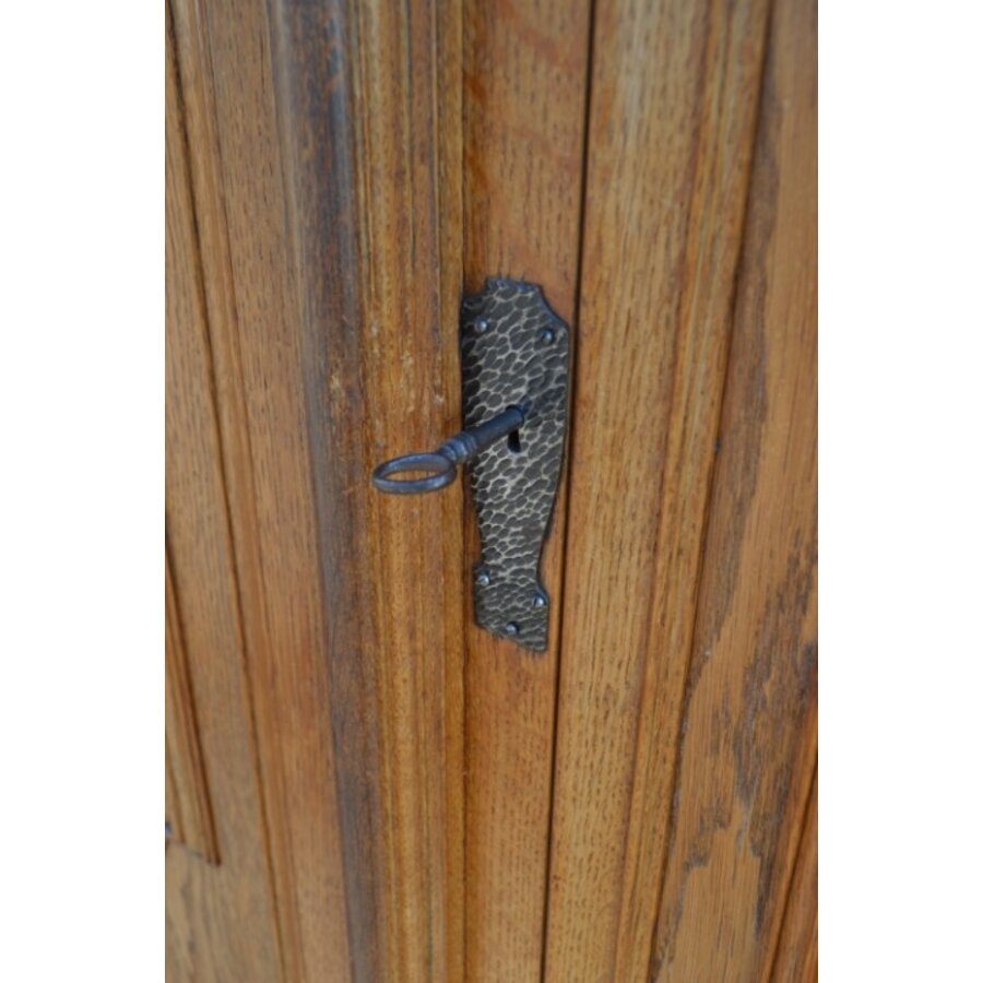 Robuuste kast grenen / eiken 3 delig-10