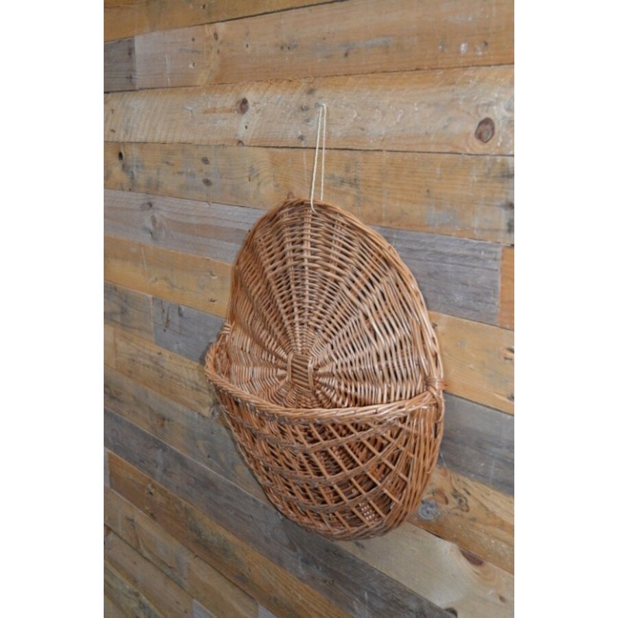 Decoratieve en functionele ronde wandruif van wilgentenen-3