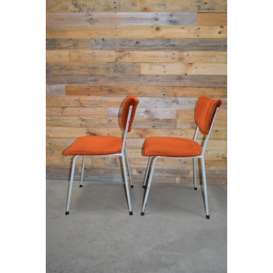 Twee vintage eetkamerstoelen van Gebroeders De Wit-6