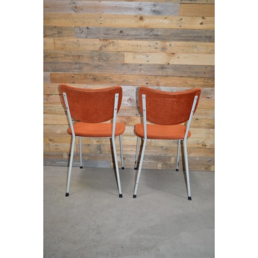 Twee vintage eetkamerstoelen van Gebroeders De Wit-7