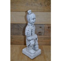 thumb-Chinese krijger een showmodel betonnen beeld-2