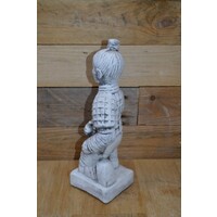 thumb-Chinese krijger een showmodel betonnen beeld-4