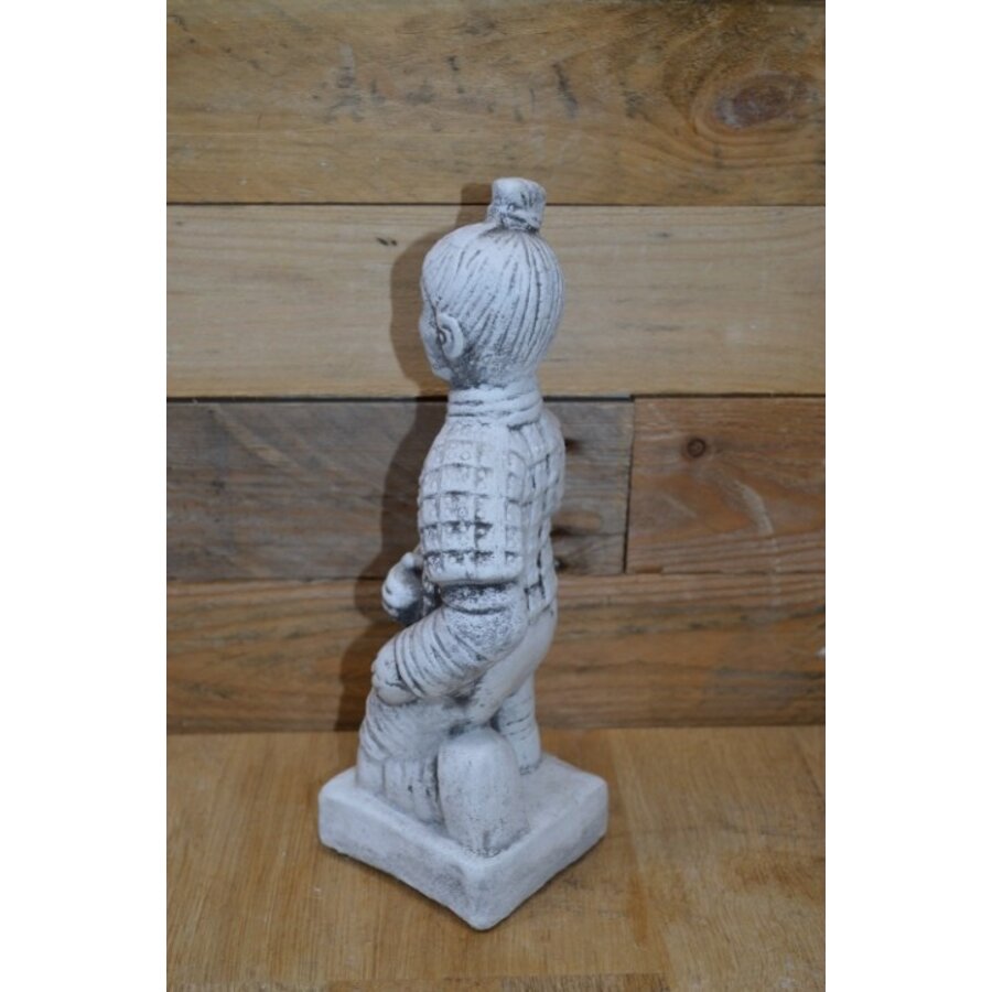 Chinese krijger een showmodel betonnen beeld-4