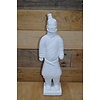 LoodsVol, Tweedehands Betonnen beeld van staande Chinese soldaat uit terracottaleger