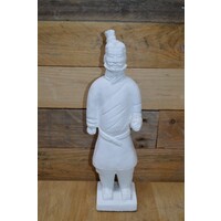 thumb-Betonnen beeld van staande Chinese soldaat uit terracottaleger-1
