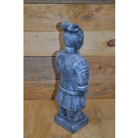 thumb-Betonnen tuinbeeld van Chinese krijger in stone kleur – tweede keus-3