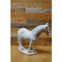 thumb-Natuurgetrouw staand paard van beton – betonnen tuinbeeld-6