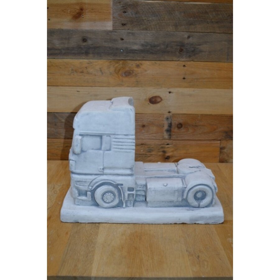 Betonnen vrachtauto zonder oplegger – decoratief schaalmodel-3