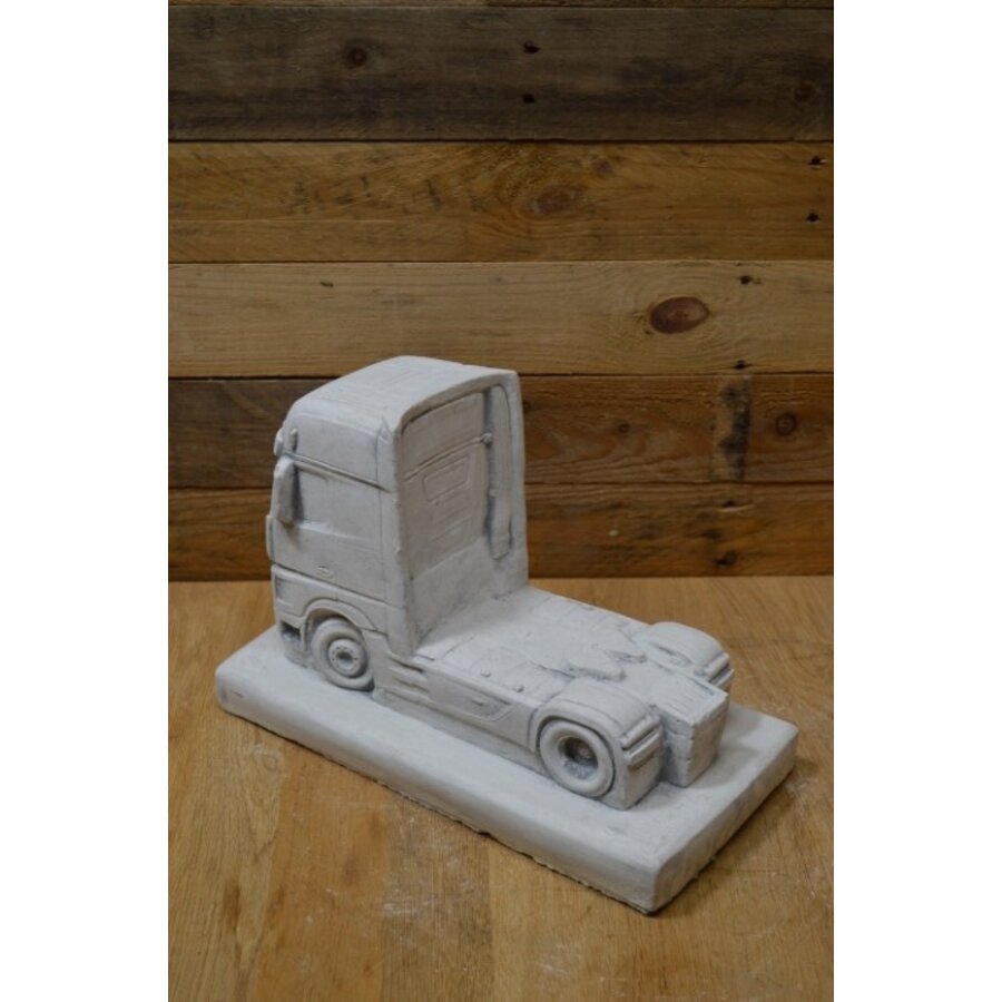 Decoratieve betonnen truck – schaalmodel vrachtwagen voor in de tuin-6