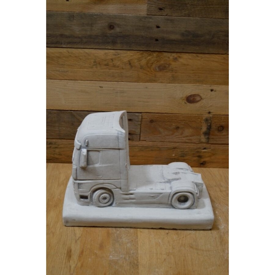Decoratieve betonnen truck – schaalmodel vrachtwagen voor in de tuin-7