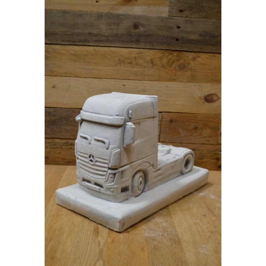 Decoratieve betonnen truck – schaalmodel vrachtwagen voor in de tuin-8