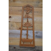 thumb-Eikenhouten wanddecoratie met christelijke symboliek-1
