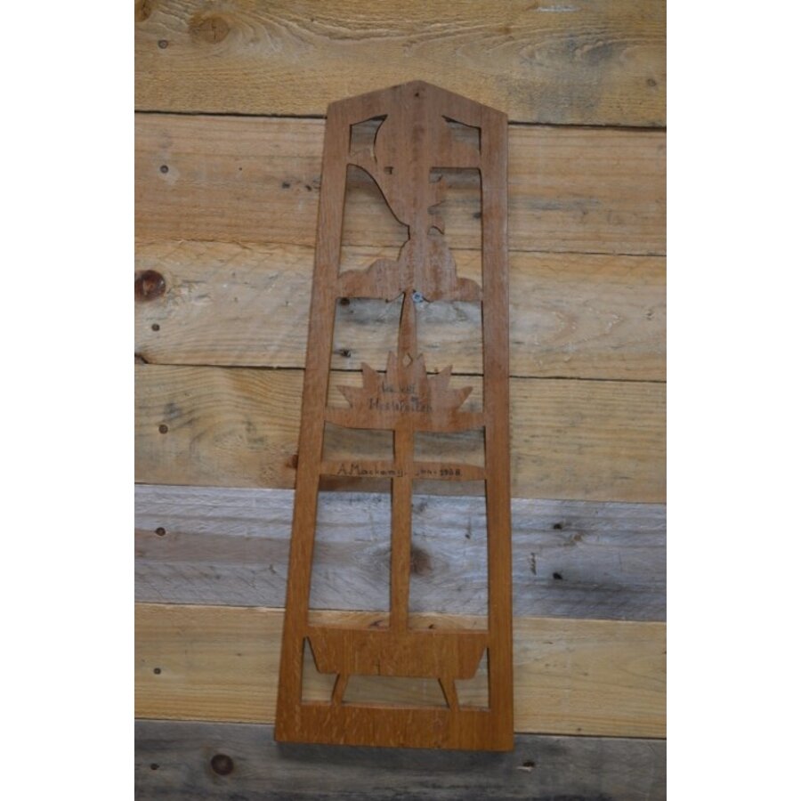 Wanddecoratie van eikenhout-5