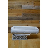 thumb-Tank- of bulkwagen bloembak van beton – stoere tuindecoratie-1