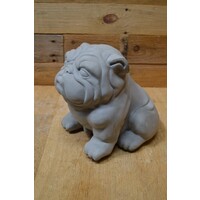 thumb-Stoer betonnen buldog tuinbeeld-2