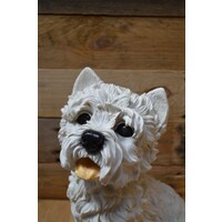 thumb-Hondje West Highland terrier gemaakt van polystone-2
