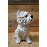 thumb-Hondje West Highland terrier gemaakt van polystone-7