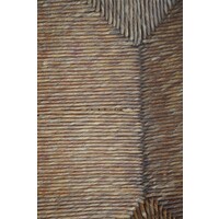 thumb-Set van 4 antieke Hollandse keukenstoelen met biezen zitting-5