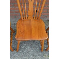 thumb-4 eiken vintage keukenstoelen van Meeuwis Karmo-6