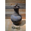 LoodsVol, Tweedehands Vintage lava keramiek tafellamp zonder kap