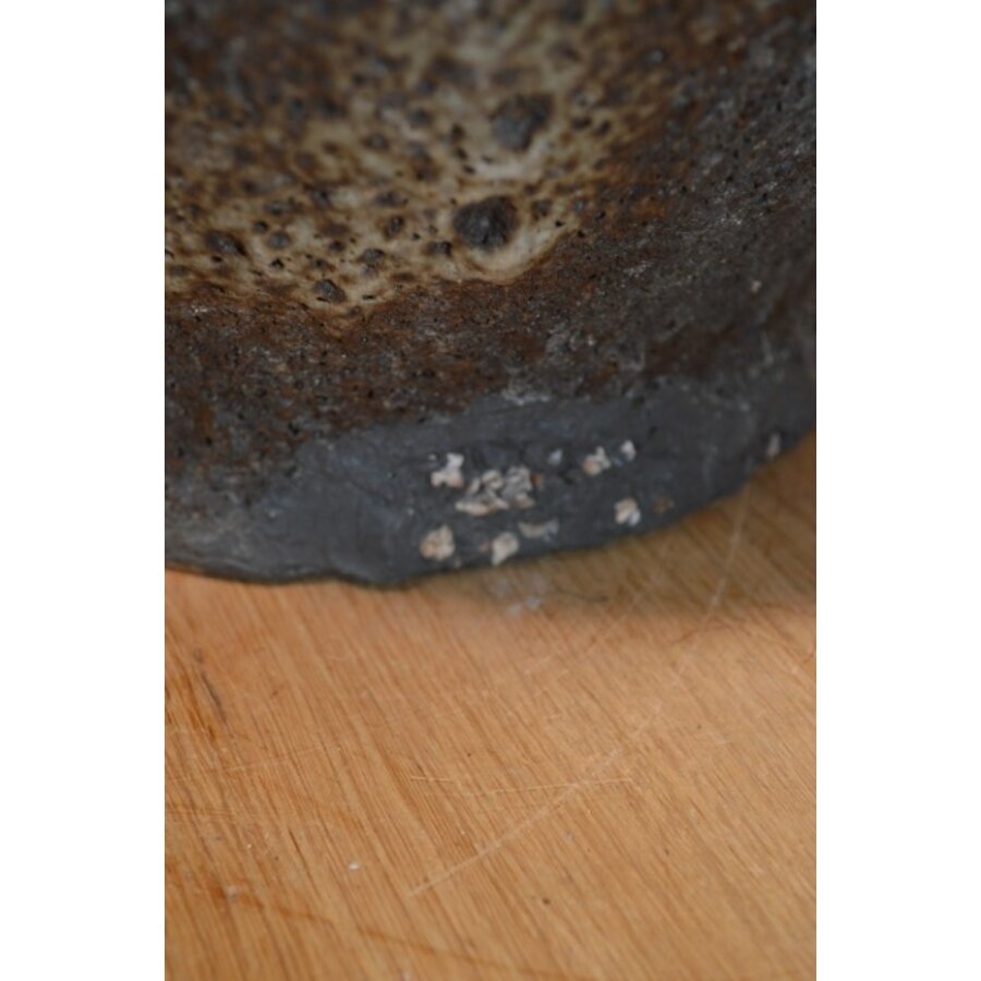 Vintage lava keramiek tafellamp zonder kap-6