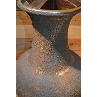thumb-Vintage tafellamp van lava keramiek-7