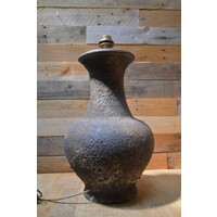 thumb-Vintage tafellamp van lava keramiek-9