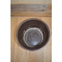thumb-Vintage keramische zuil met pot – West-Duits aardewerk van Wegmann-2