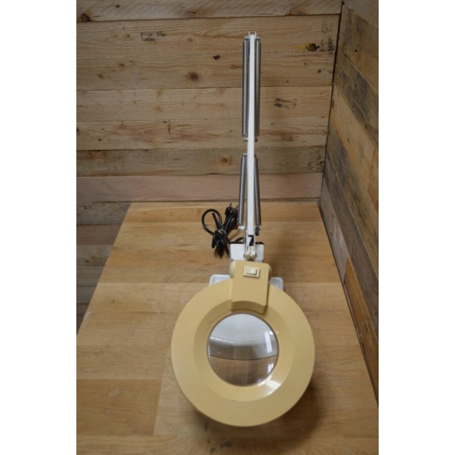 Vintage Emmea 3005 loeplamp met geëmailleerde voet-4