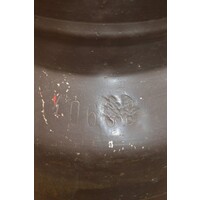 thumb-Aluminium melkbus vintage met bloemmotieven – 25 liter – nr. 406-6