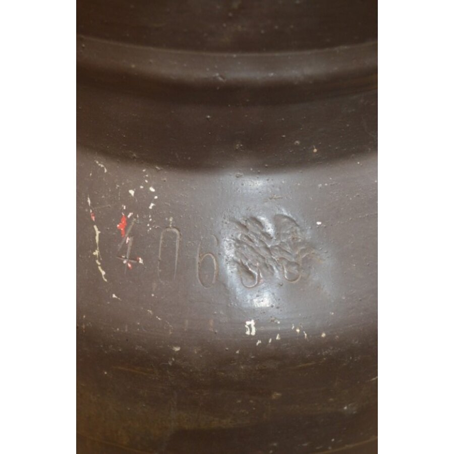 Aluminium melkbus vintage met bloemmotieven – 25 liter – nr. 406-6