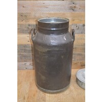 thumb-Aluminium melkbus vintage met bloemmotieven – 25 liter – nr. 406-7