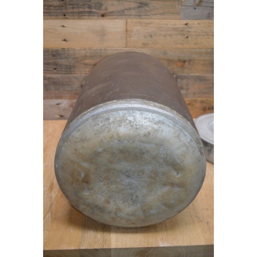 Aluminium melkbus vintage met bloemmotieven – 25 liter – nr. 406-8