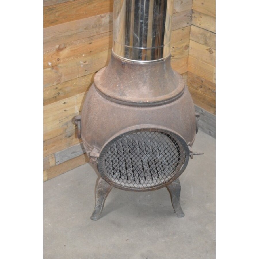 Terrashaard Murcia Large met hoge schoorsteen en vonkenvanger-1