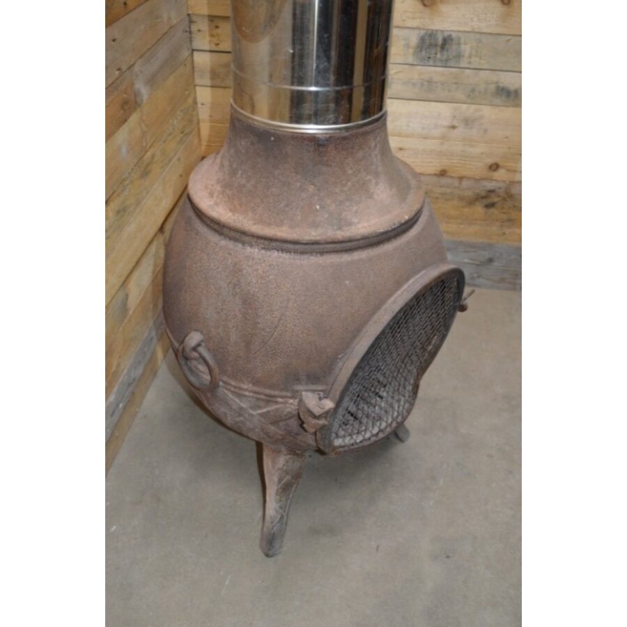 Terrashaard Murcia Large met hoge schoorsteen en vonkenvanger-8