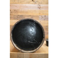 thumb-Unieke antieke metalen melkbus 1959-N-331 met bloemmotieven-9