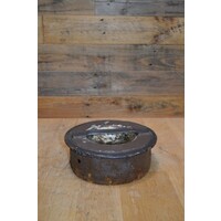 thumb-Oude metalen melkbus handbeschilderd – Boerderij en lindeboom, decoratief en nostalgisch-7