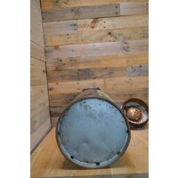 thumb-Oude metalen melkbus handbeschilderd – Boerderij en lindeboom, decoratief en nostalgisch-9