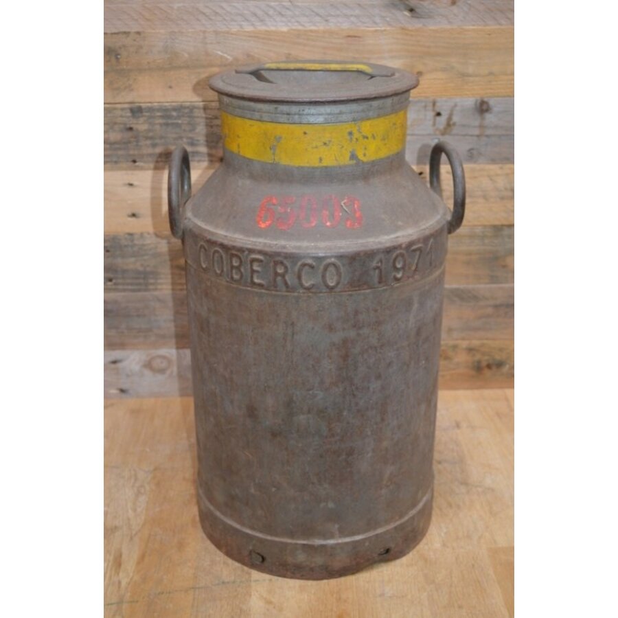 Coberco metalen melkbus 1971 – Jumbo Holland boerderijnummer 65003-8