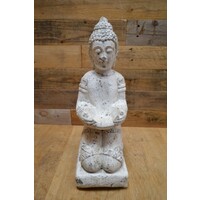 thumb-Betonnen beeld Shiva Boeddha – Tuinbeeld 44 cm hoog-3
